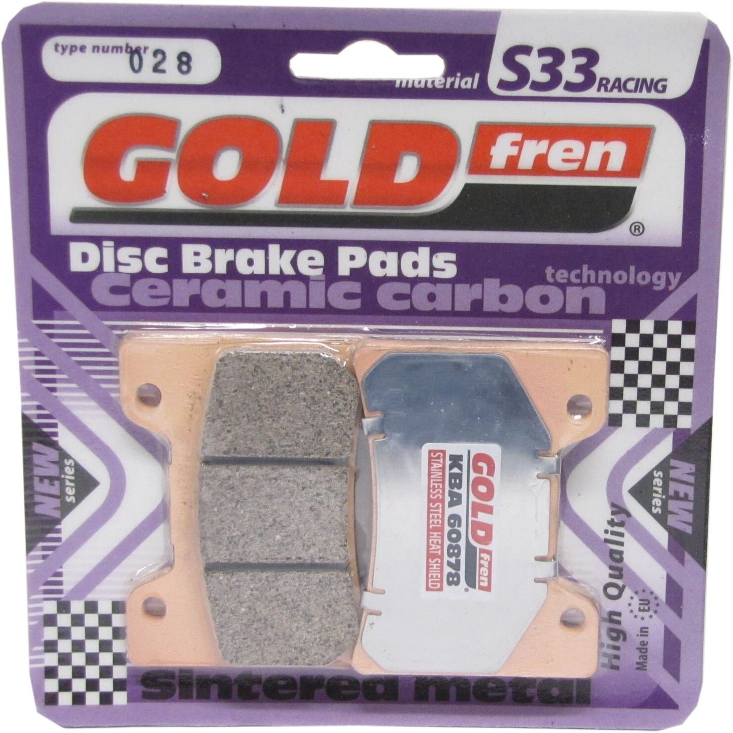 Goldfren Brake Pads S33-028, VD251, FA160, FDB666, SBS645