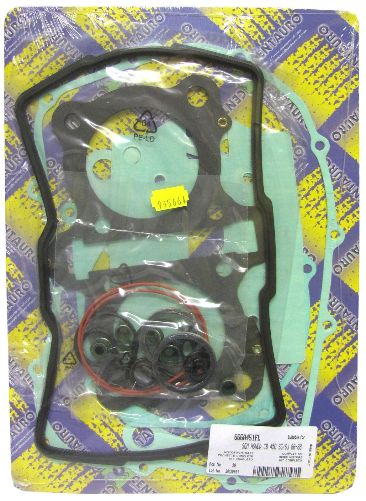 Centauro Full Gasket Set Honda CB450 SJ 1986-1988