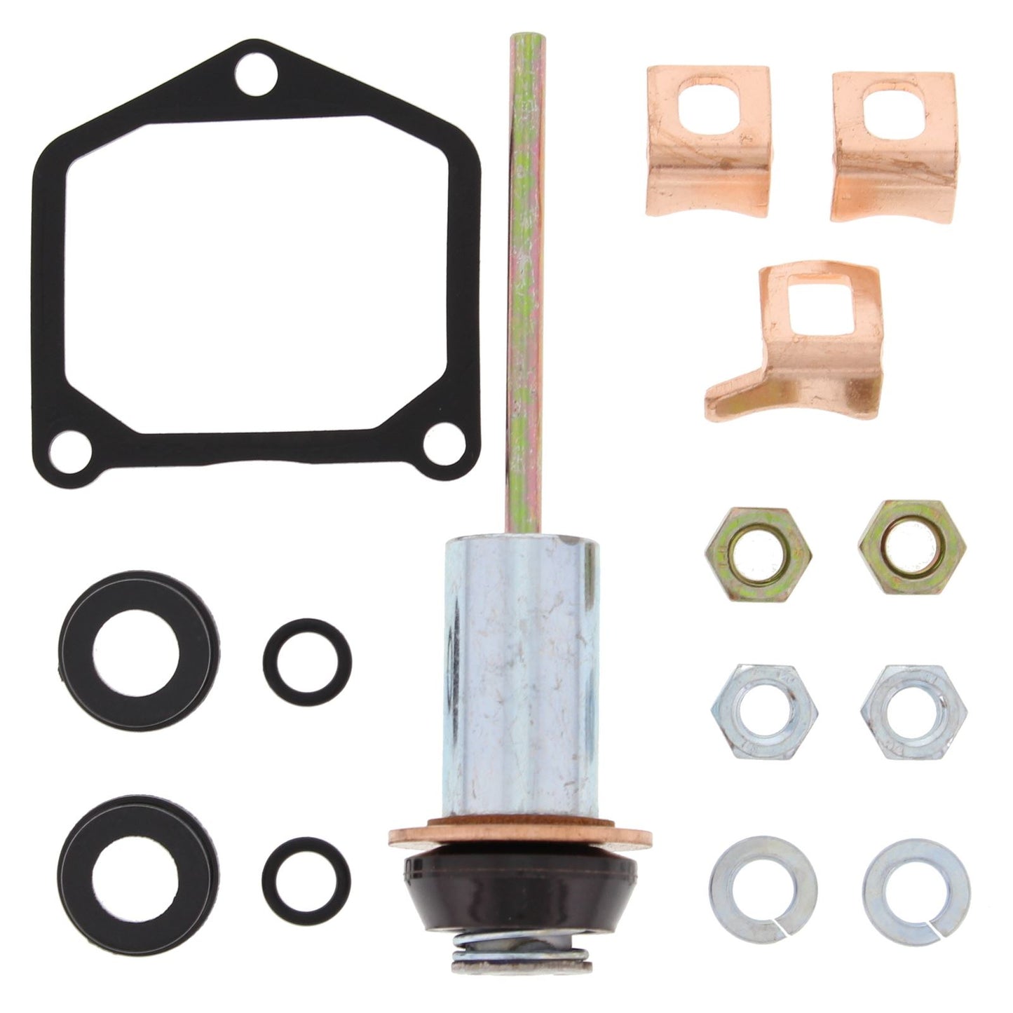Starter Solenoid Rebuild Kit Harley CVO Road Glide Ultra 15-16, FLD Dyna Switchback 12-16, FLD Dyna Switchback 12-16, FLHP Police Road King 07-11, FLHP Police Road King 12-14, FLHPE Police Road King 2007, FLHR CVO Road King 2014, FLHR Road King 0