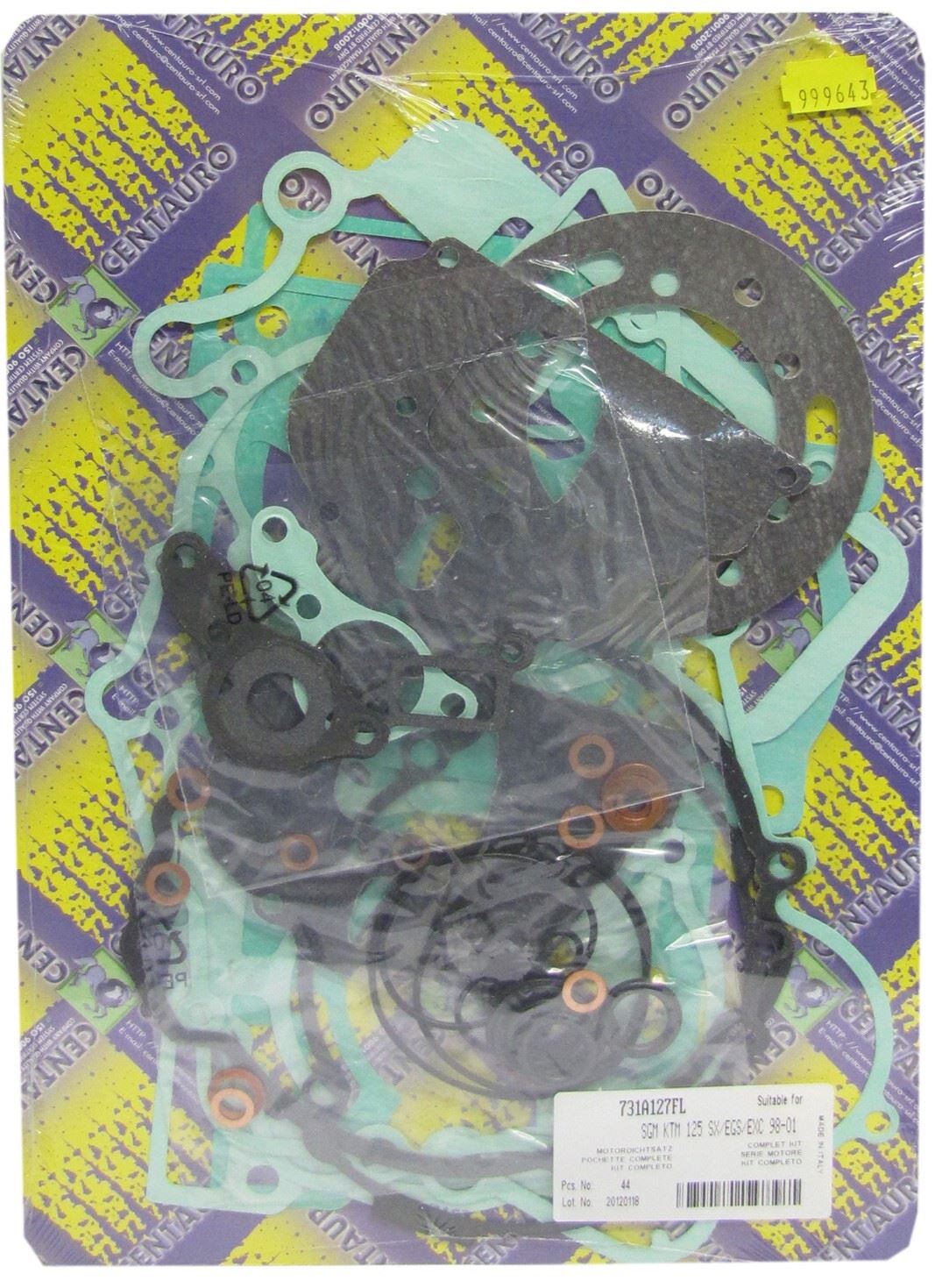 Centauro Full Gasket Set KTM 125 SX, EXC 1998-2001