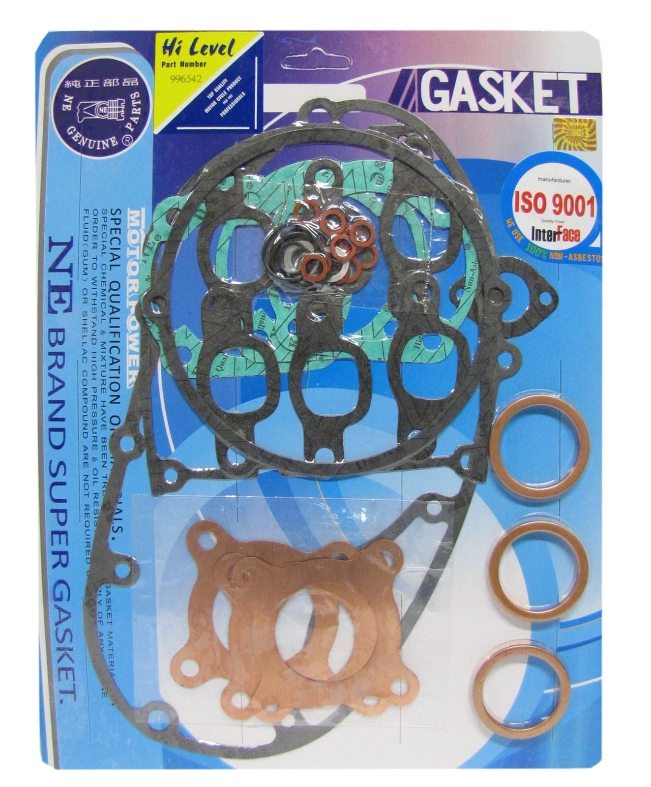 Full Gasket Set Kawasaki KH250 A5 1976, 250 S1 A,B,C 3 Cyllinder 1973-1975