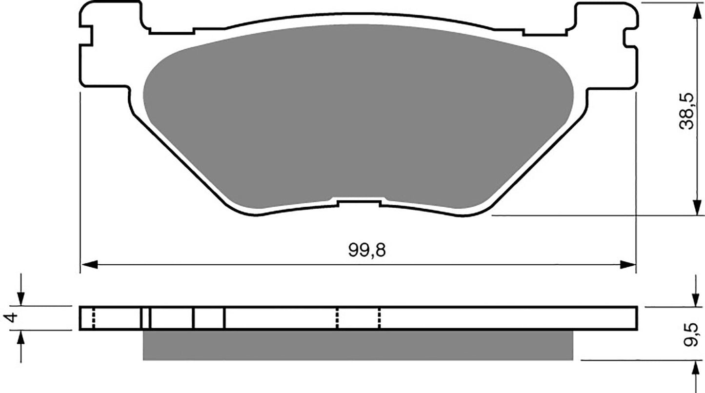 Goldfren Brake Pads AD165, FA319/2, SBS769, SBS768, FDB2126, FDB2156