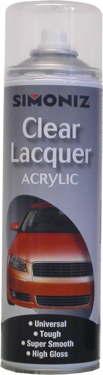 Simoniz Lacquer Acrylic Spray Paint (500ml)
