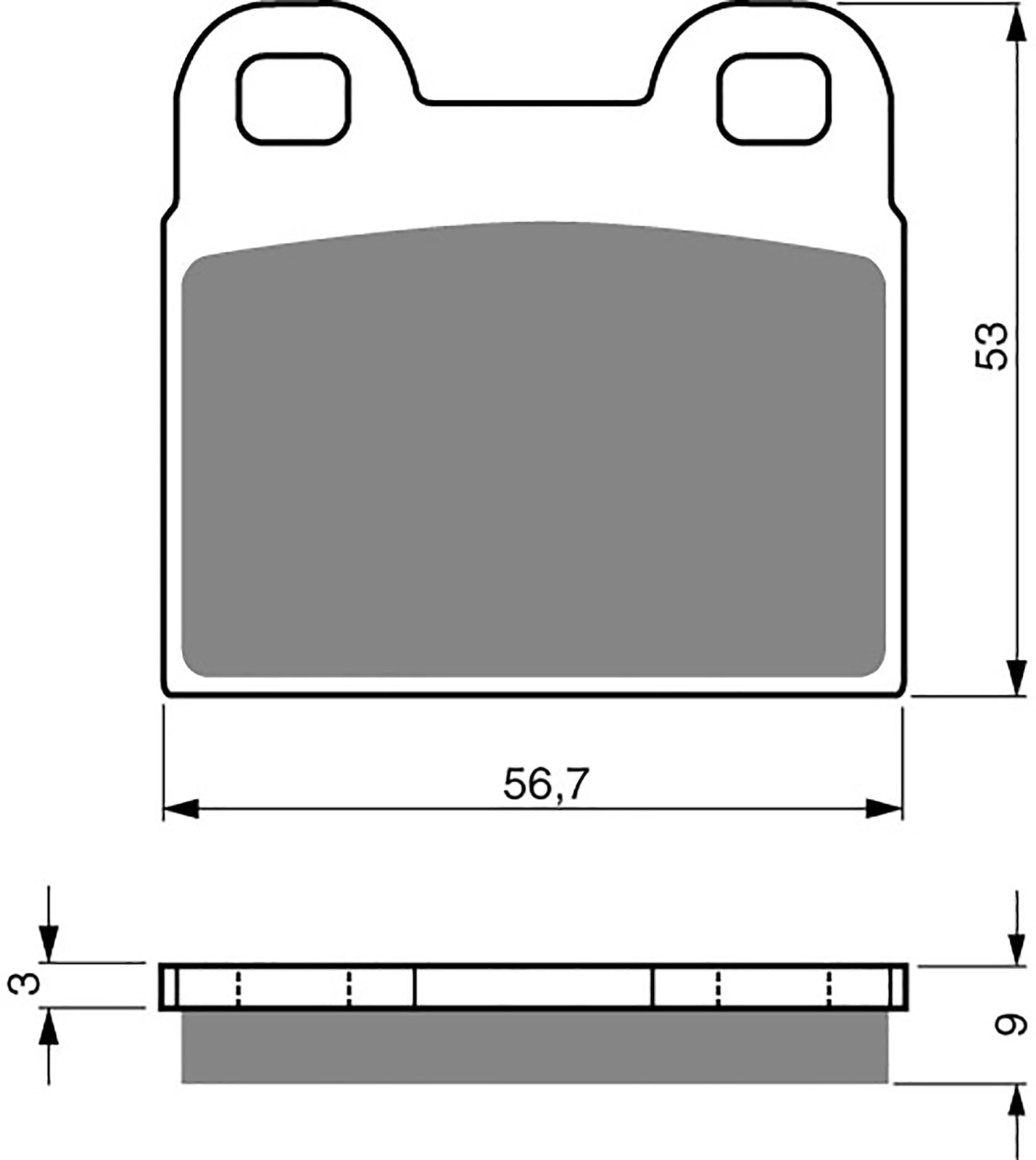 Goldfren Brake Pads AD166, VD935, FA57, SBS527