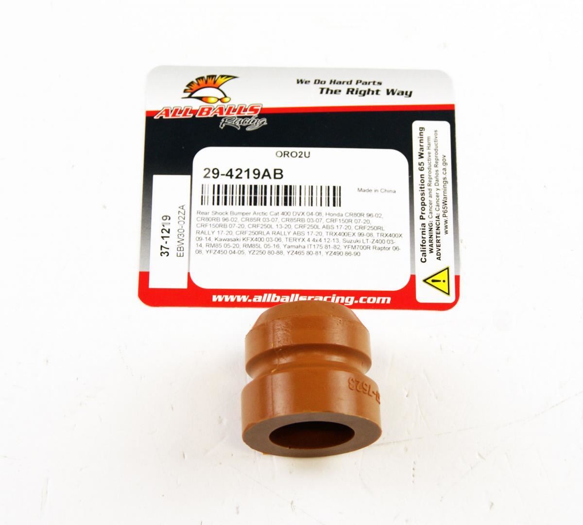 Rear Shock Bumper Arctic Cat 400 DVX 04-05, 400 DVX 06-08, Honda CR80R 96-97, CR80R 96-02, CR80R 98-99, CR80R 00-02, CR80RB 96-97, CR80RB 96-02, CR80RB 98-99, CR80RB 00-02, CR85R 03-07, CR85RB 03-07, CRF150R 07-22, CRF150RB 07-22, CRF250L 13-16,