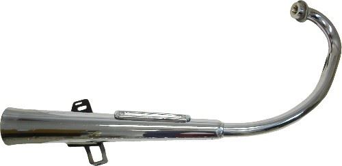 Exhaust Yamaha SR125 complete with bracket 82-00