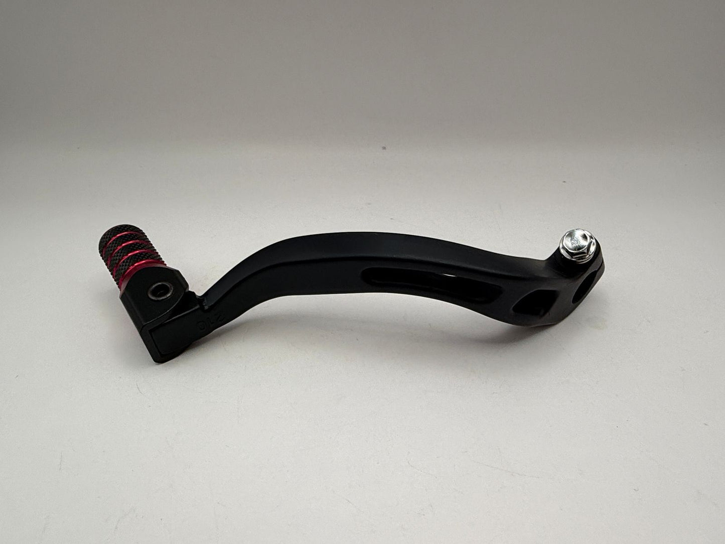 Gear Lever Alloy Black with Red Tip Beta 250 RR 13-20, 300 RR 13-20, 350 RR 11-19, 390 RR 15-19, 400 RR 10-14, 430 RR 15-19, 450 RR 10-14, 480 RR 15-19, 498 RR 12-14, 520 RR 10-11, 300 Xtainer 15-19