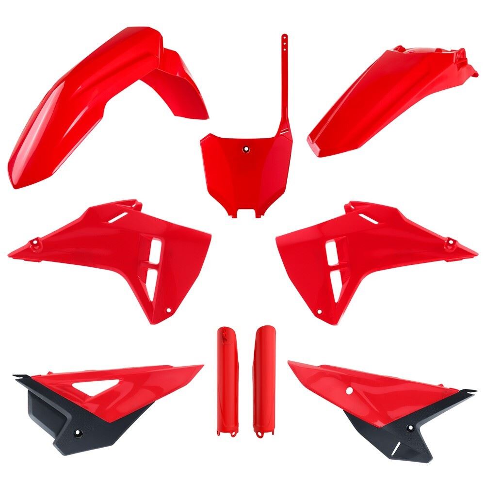 POLISPORT PLASTIC KIT HONDA CRF250R 22-24, CRF450R 21-24, RED CRF 2025 RESTYLE