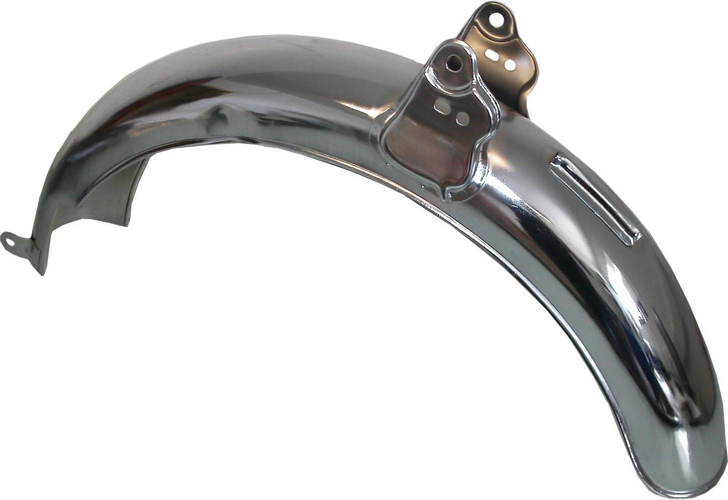 Rear Mudguard Chrome Yamaha FS1E, YB100 with wire tunnel