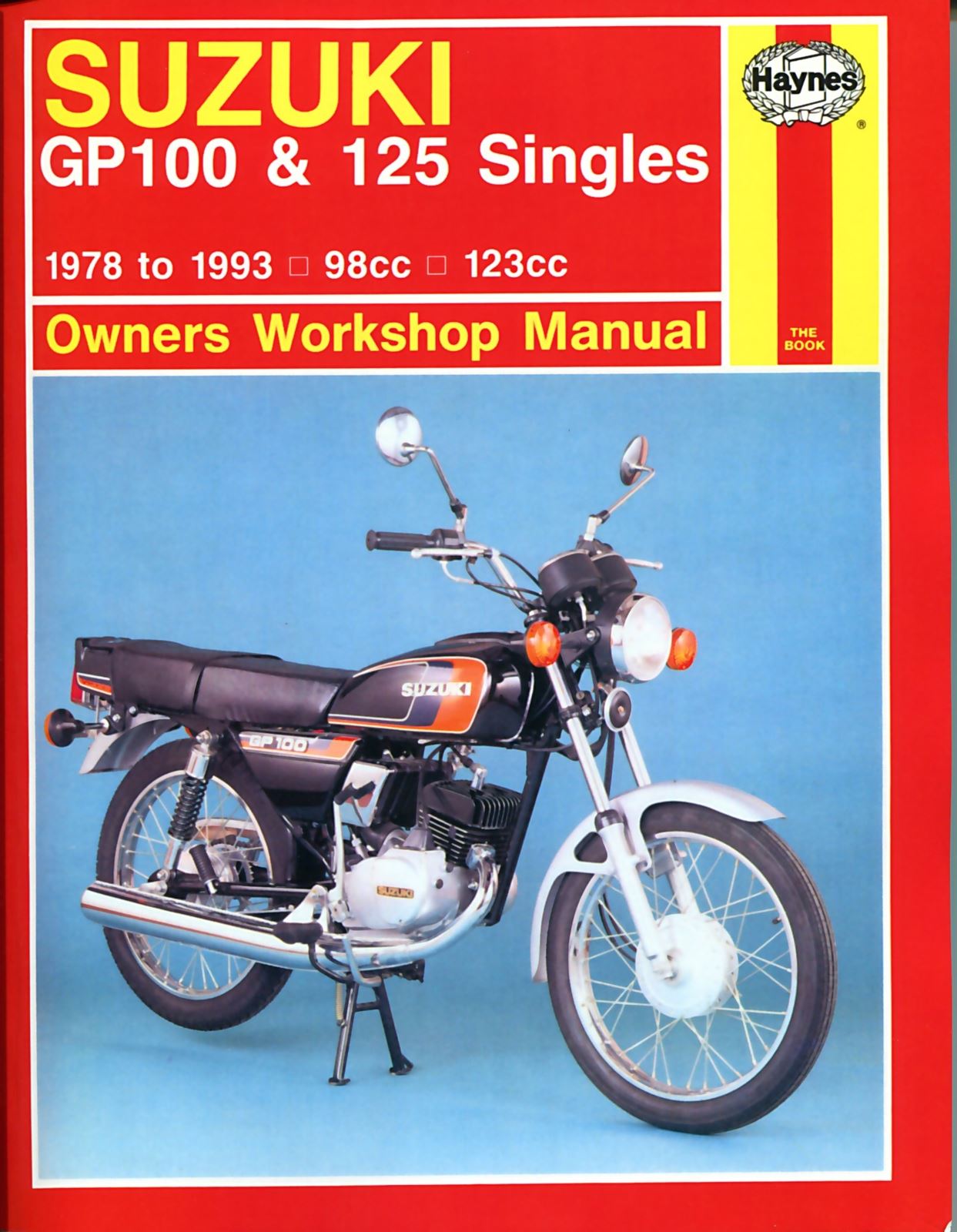 Haynes Manual Suzuki GP100, GP125 78-93
