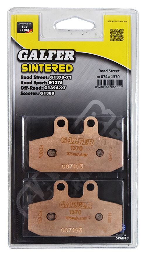 Galfer Brake Pad FD074,AD010,VD152,FA113,FA256,FDB438