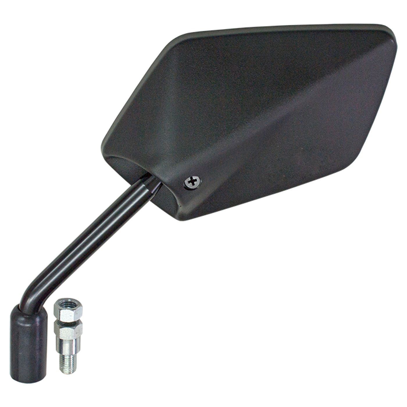 Mirror Left 10mm Black Kawasaki Z125 Pro (BR125J) 17-20 (E-Marked) OE Ref: 56001-0312