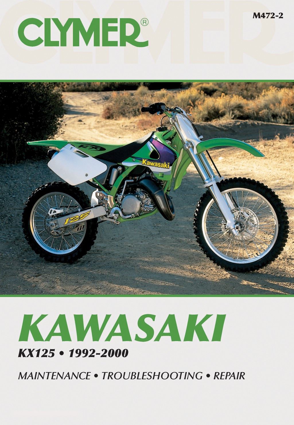 Clymer Repair Manual For Kawasaki KX 125 K4 1997 (0125 CC)