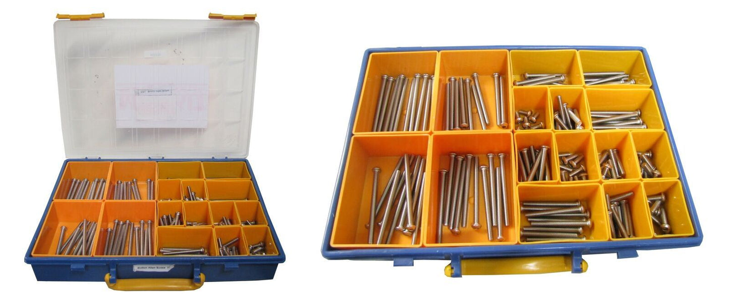 Screws Button Allen Kit 6mm x 12mm to 85mm Stainless Steel (Kit)