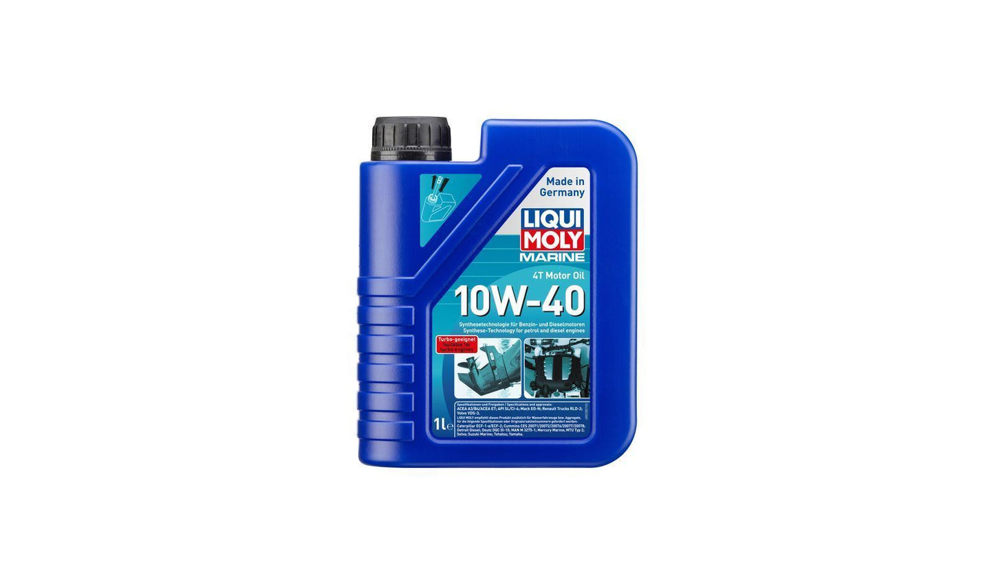 Liqui Moly 4T Marine 10w40 Synthetic Technology Oil 1 Litre