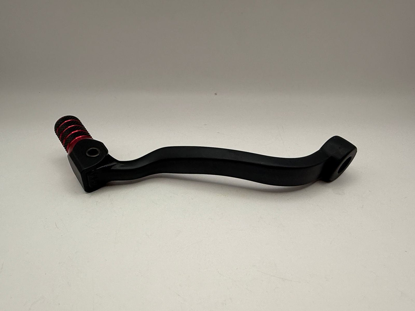 Gear Lever Alloy Black with Red Tip KTM 250 EXC-F 17-20, 350 SXC-F 17-20, 250 SX-F 16-20, 350 SX-F 16-20, Husqvarna FC250 16-20, FC350 16-20, FE250 17-20, FE350 17-20