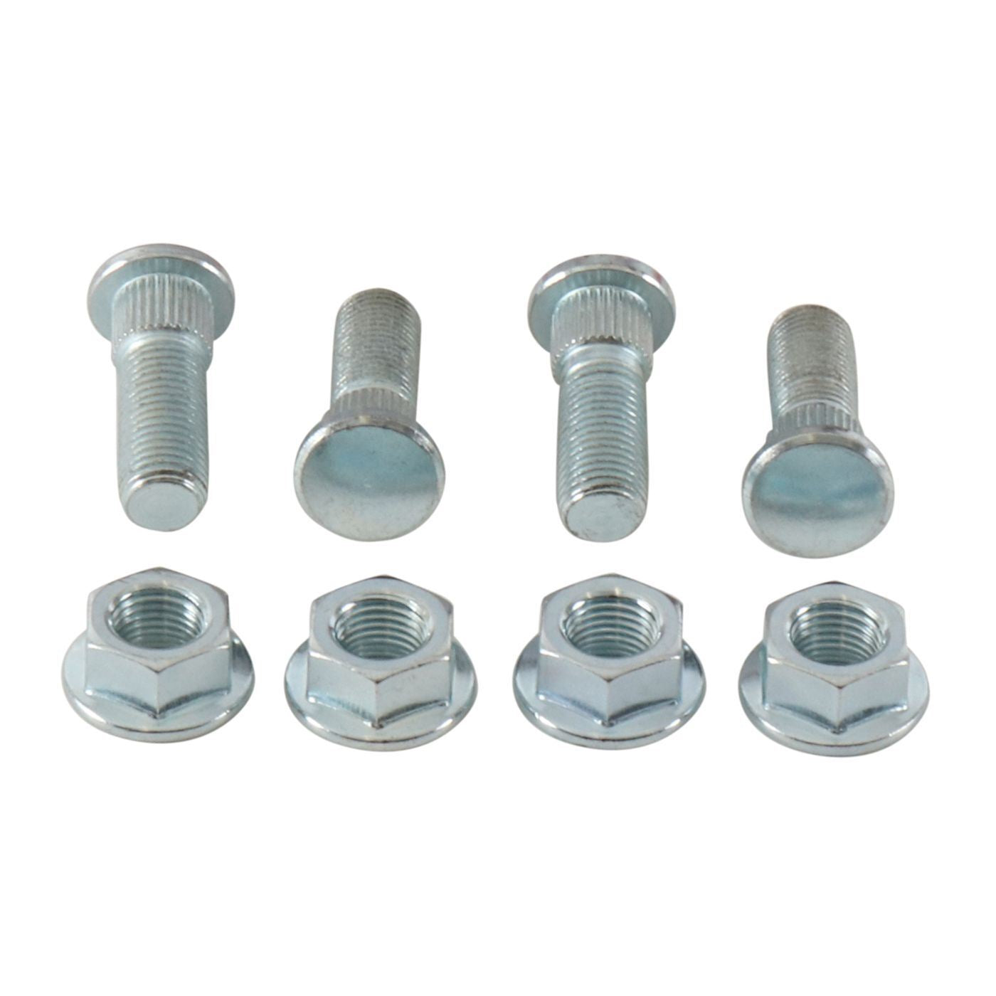 Wheel Stud and Nut Kit Front Polaris ATP 330 4x4 04-05, ATP 500 4x4 04-05, Hawkeye 2x4 2006, Hawkeye 2x4 08-11, Hawkeye 4x4 2006, Hawkeye 4x4 2007, Magnum 330 2x4 04-05, Magnum 330 4x4 2005, Magnum 330 4x4 AA AB AC 03-04, Magnum 330 4x4 FB 03-04,