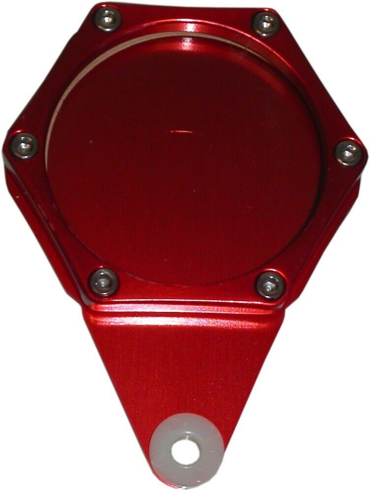 Tax Disc Holder Hexagon Red 6 Studs
