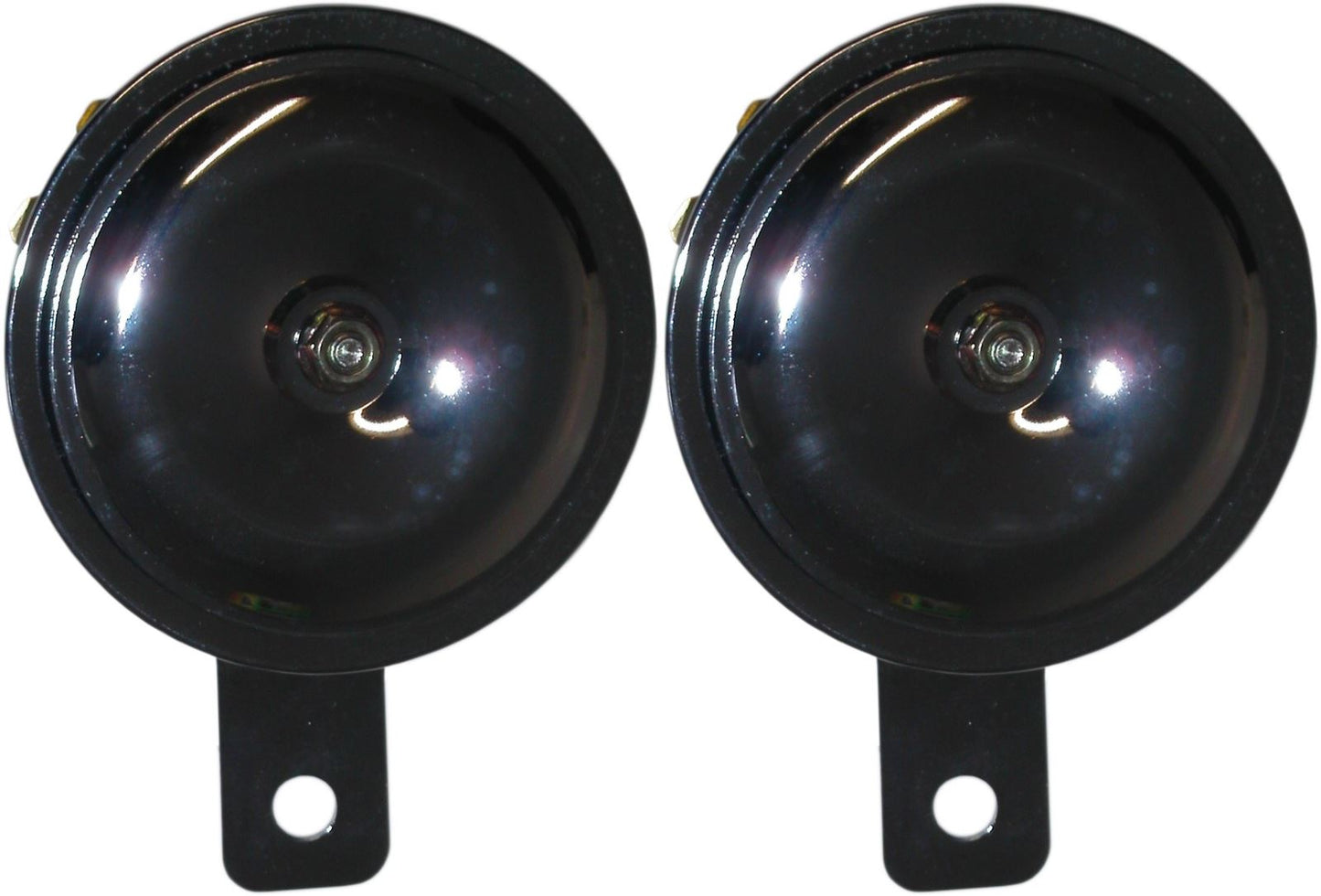 Horn 12 Volt (12V) Chrome Twin Type OD 90mm
