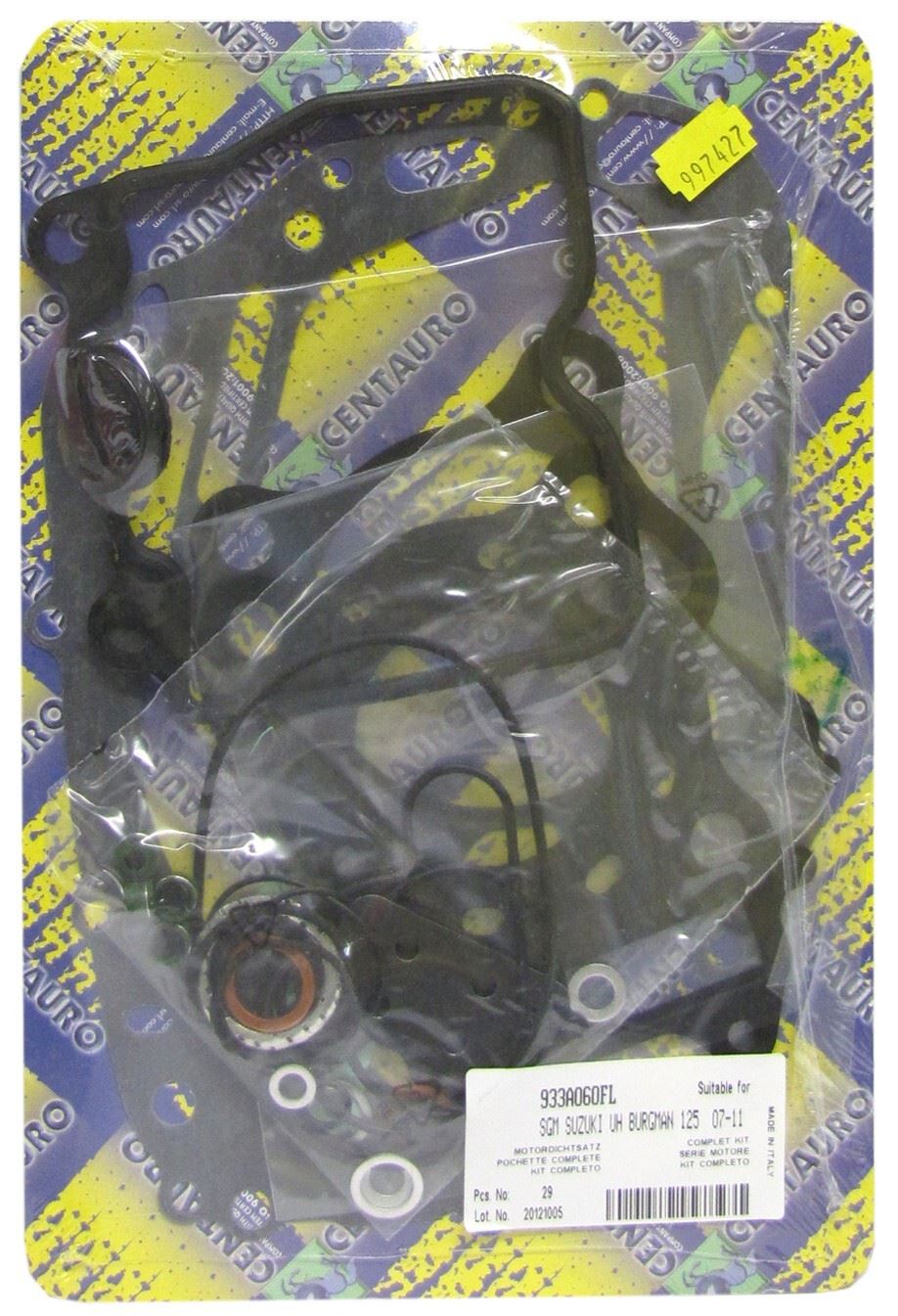 Centauro Full Gasket Set Suzuki UH125 Burgman 2007-2010