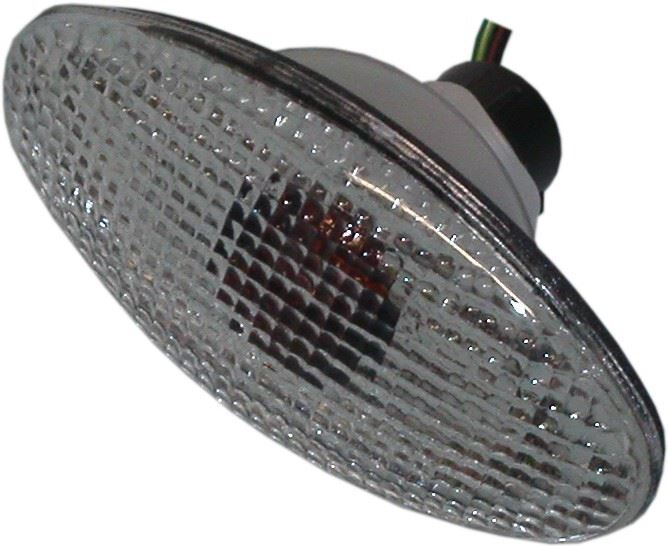 Complete Indicator For Cateye Large with Clear Lens & Amber Bulb (Pair)