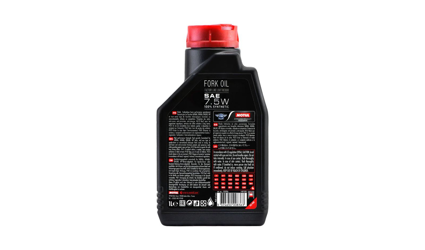 Motul Fork Oil Factory Line Light/Medium 7.5w