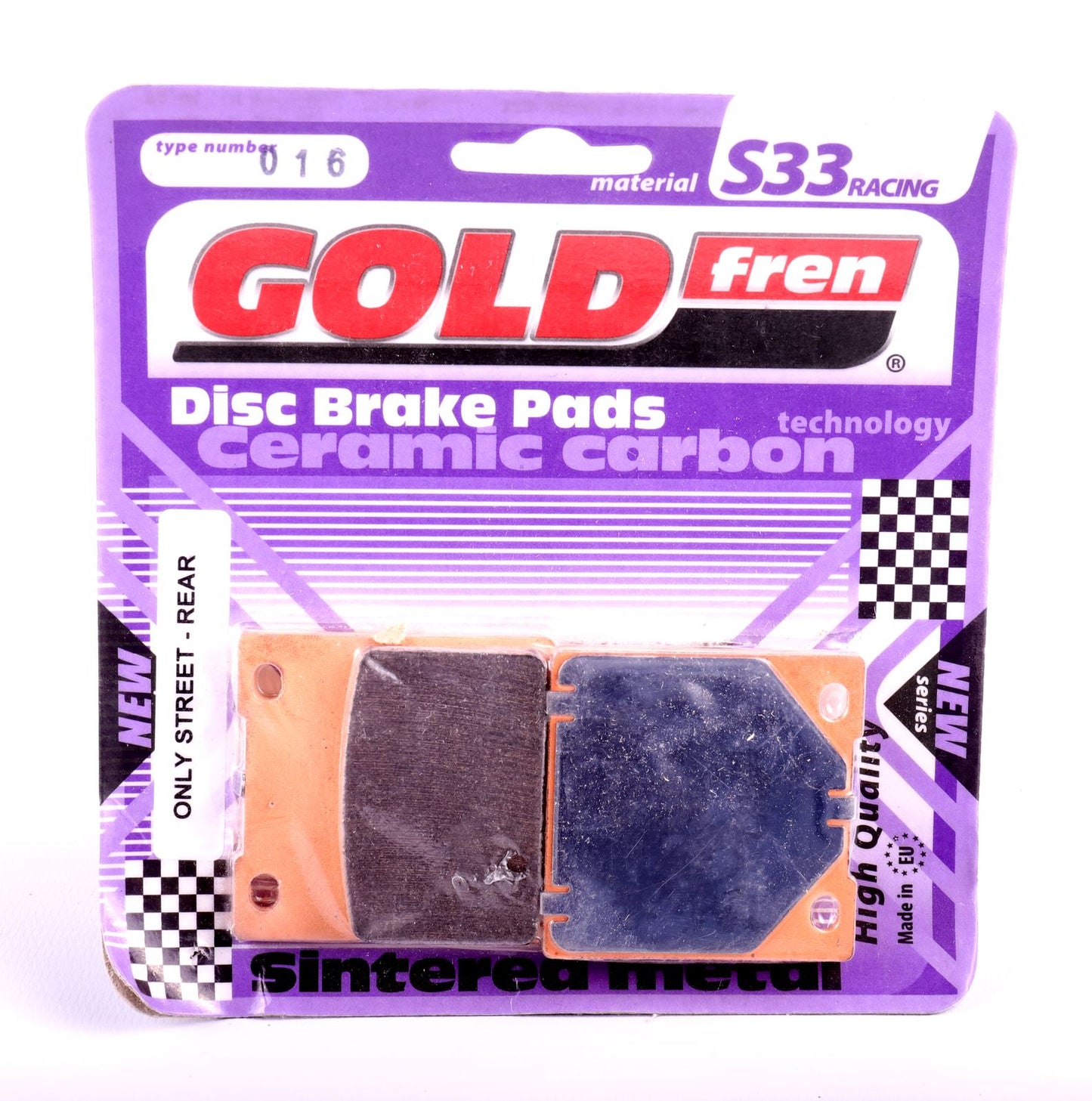 Goldfren Brake Pads S33-016, VD327, FA63, FDB338/R, SBS526