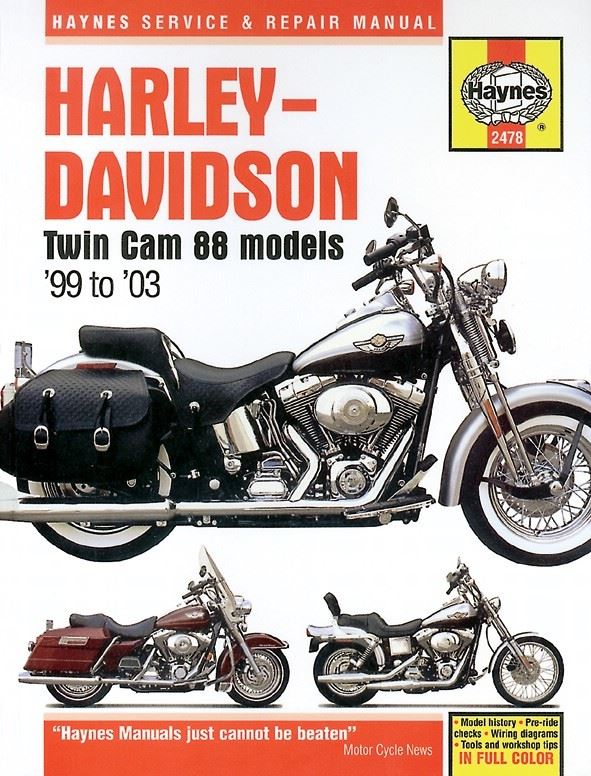 Haynes Manual Harley Davidson Twin Cam 88 99-08