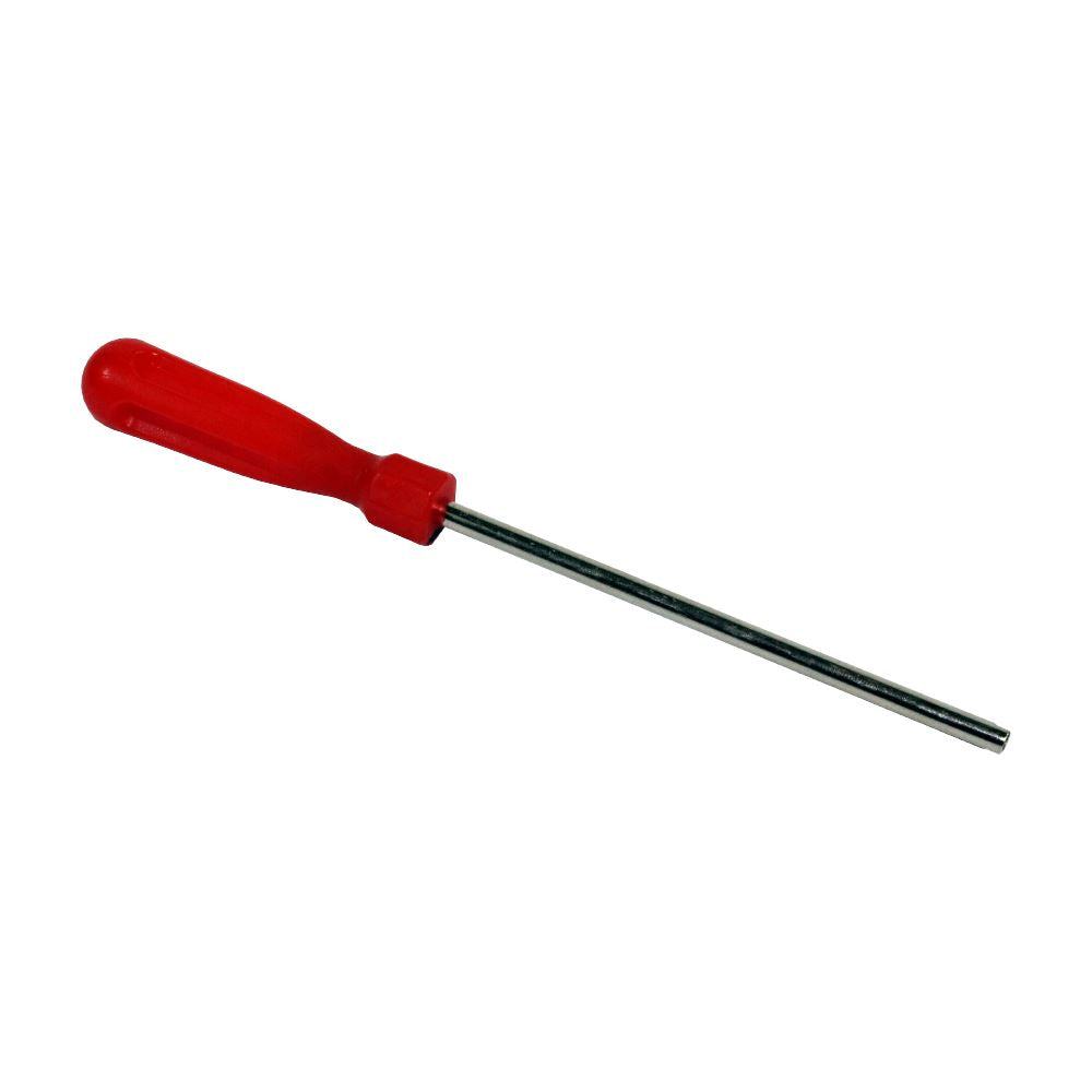 Tyre valve key tool long red