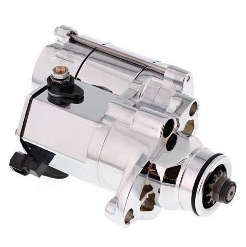 Starter Motor 1.4 Chrome Harley CVO Road Glide Ultra 15-16, FLD Dyna Switchback 12-16, FLD Dyna Switchback 12-16, FLHP Police Road King 07-11, FLHP Police Road King 12-14, FLHPE Police Road King 2007, FLHR CVO Road King 2014, FLHR Road King 07-11
