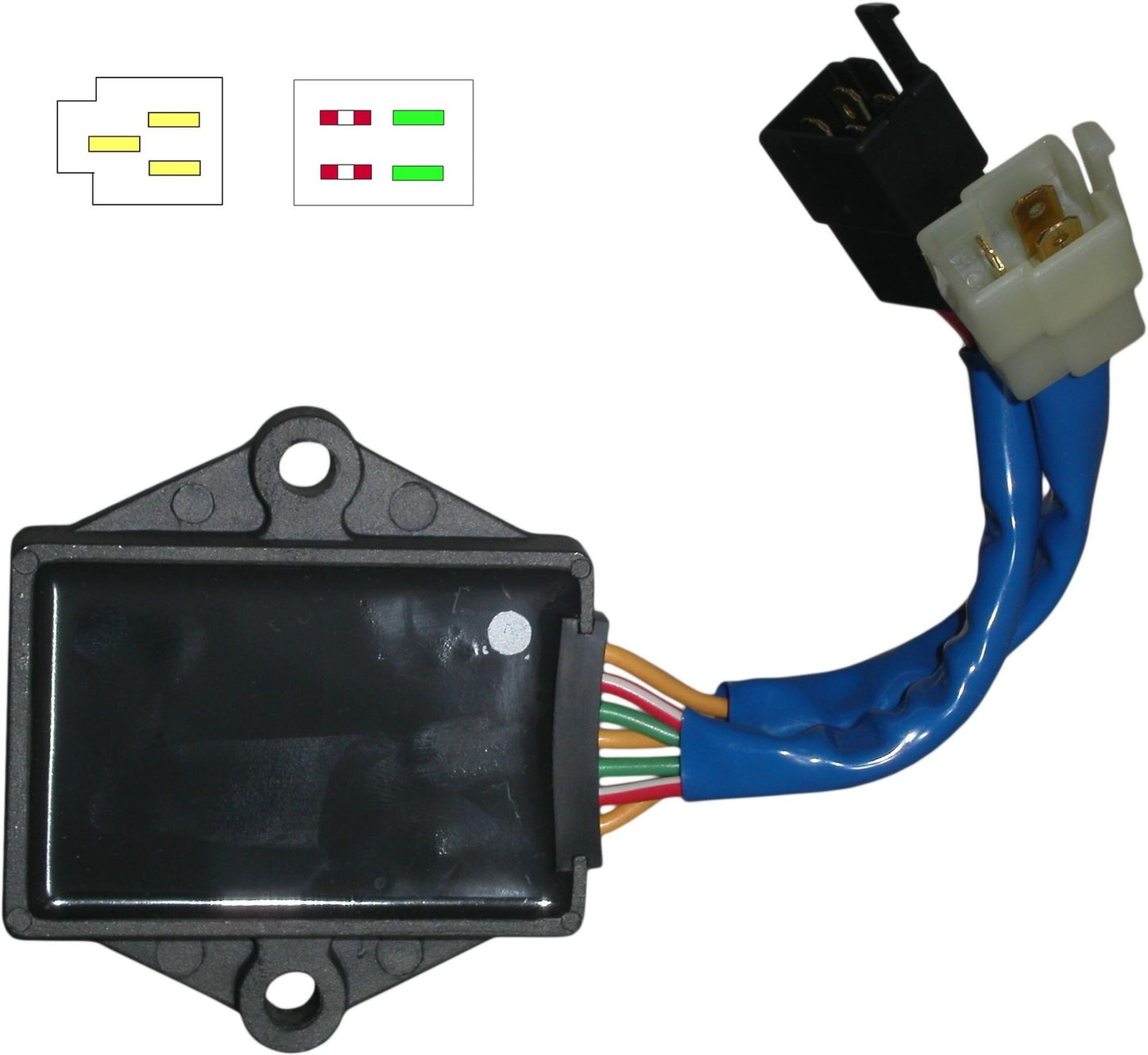 TourMax Regulator/Rectifier Honda VFR400 (NC24) 86-88, 7 Wires SH583-12