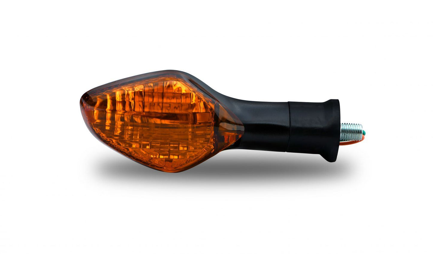 Indicator Honda CRF250L 2013-2016 Rear Left (Amber Lens) Wire length 32cm with connector OE Ref. 33650-KZZ-901