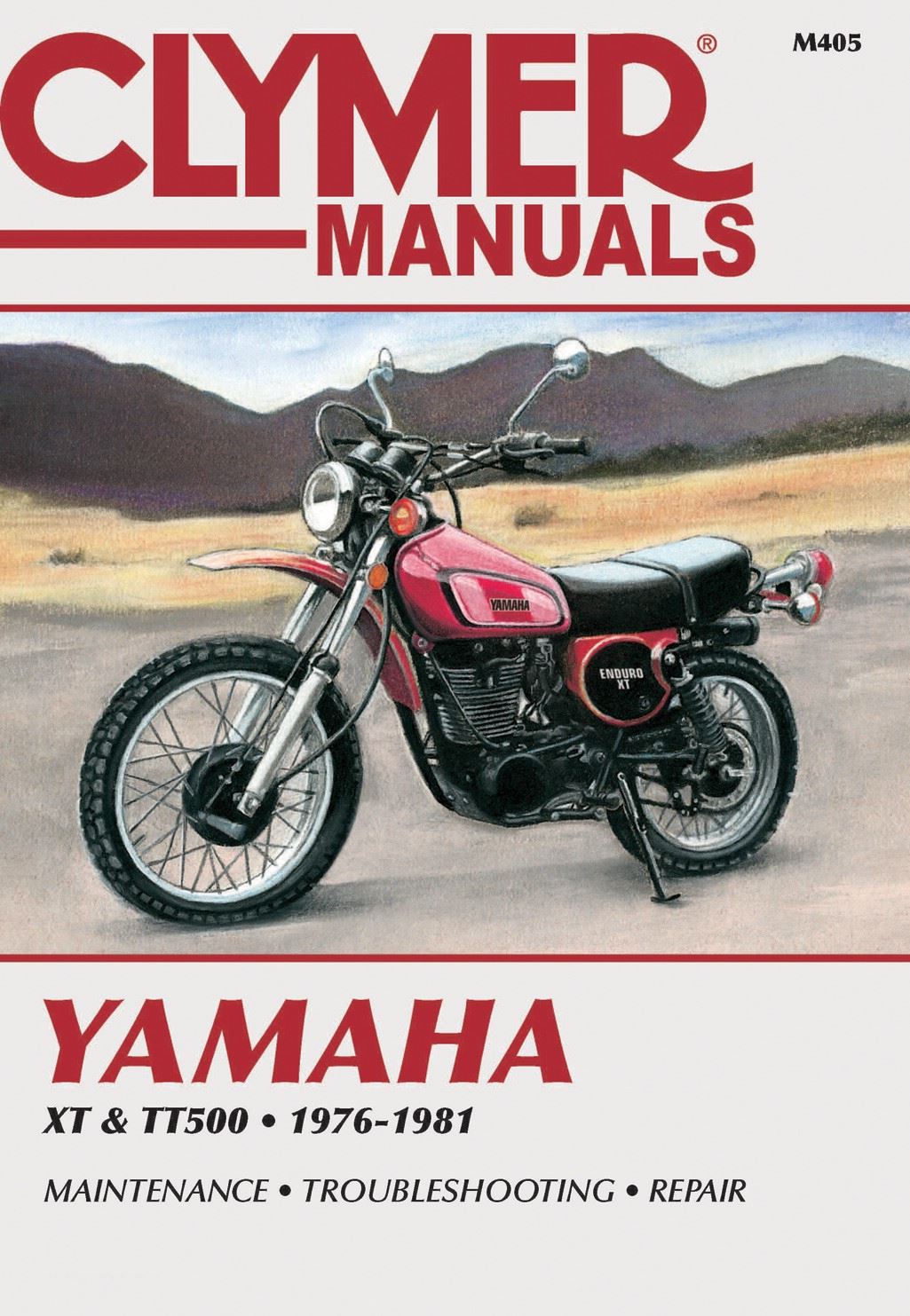 Clymer Manual For Yamaha XT500 & TT500 76-81
