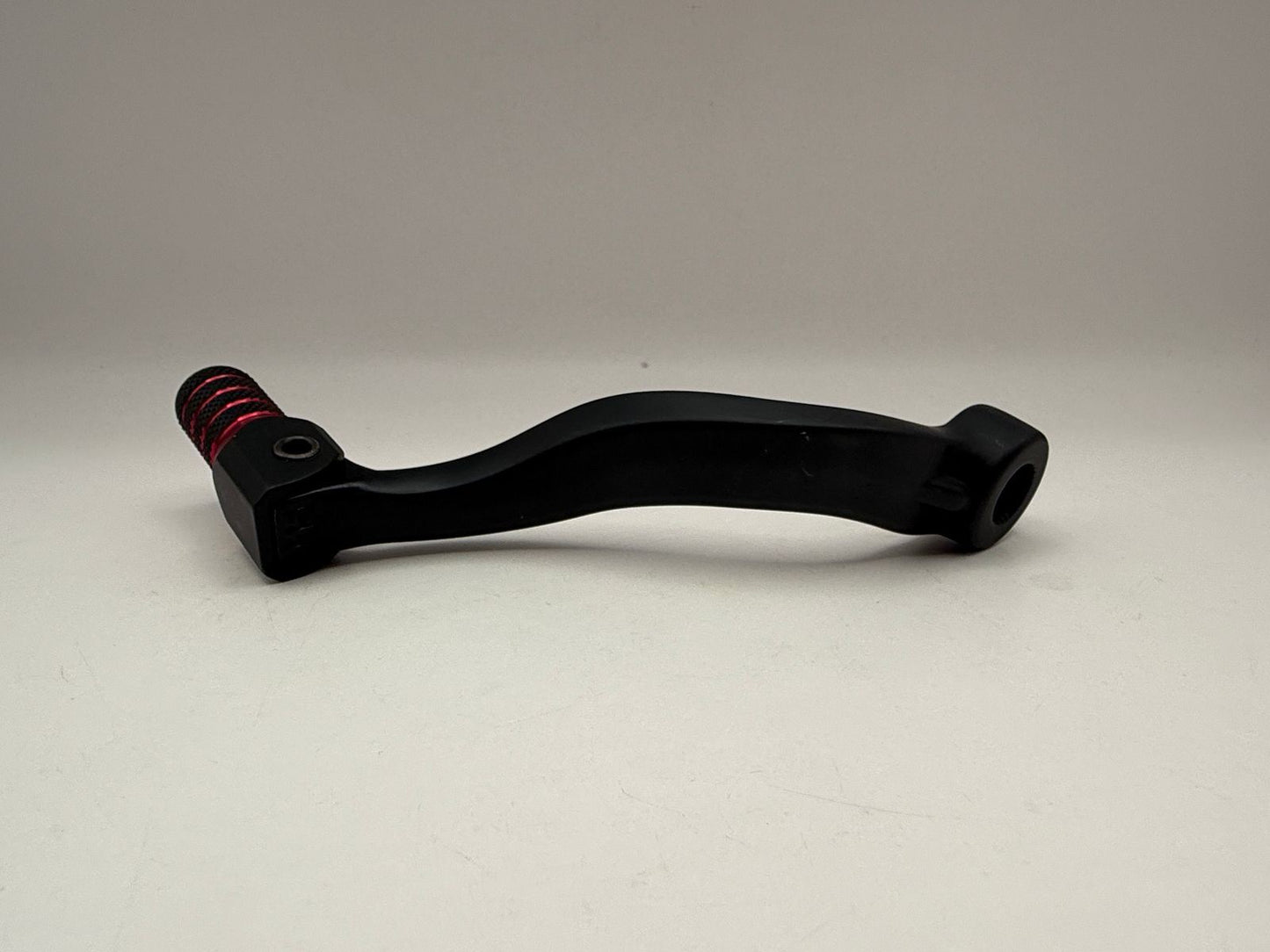 Gear Lever Alloy Black with Red Tip KTM 450 EXC-F 17-20, 500 EXC-F 12-20, 125 SX-F 16, 450 SX-F 16-20, Husqvarna TC125 16, FC450 16-20, FE450 17-20