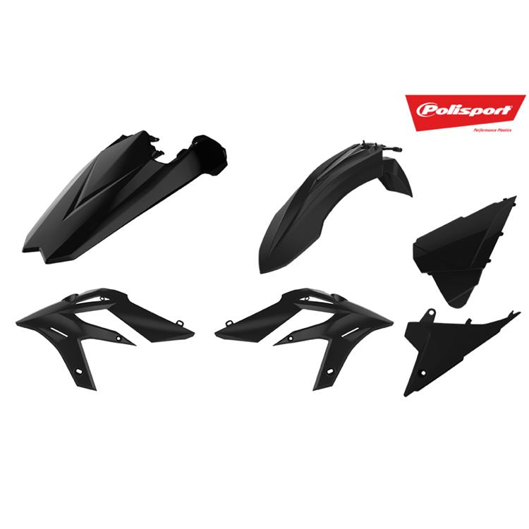 POLISPORT PLASTIC KIT BETA X-TRAINER 250-300 2015-2019, BLACK