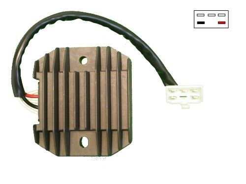 TourMax Regulator/Rectifier Yamaha FZS600 Fazer 99-03, TRX850 97-98, XVZ1300A/AT 1997 OE Ref: 5RT-81960-00, 3LS-81960-01, 3VD-83960-01