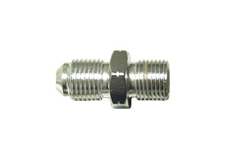Adaptor 10mm x 1.25mm Convex Chrome For on to 1/8" Hose End (Per 5)