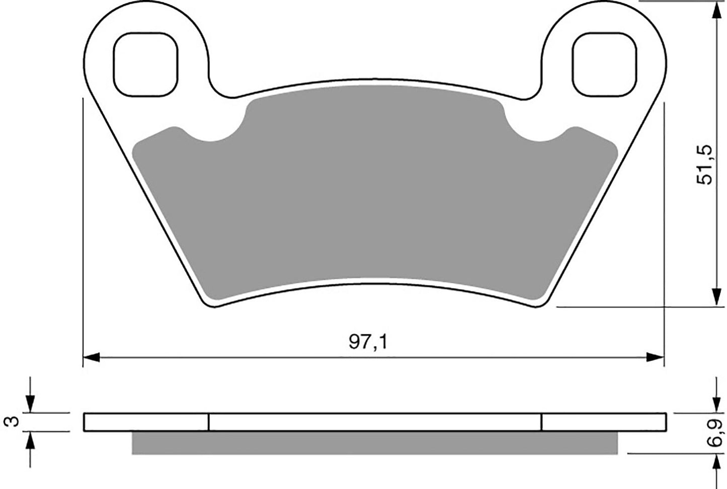 Goldfren Brake Pads AD312, FA354, FDB2236, SBS800, VD9024