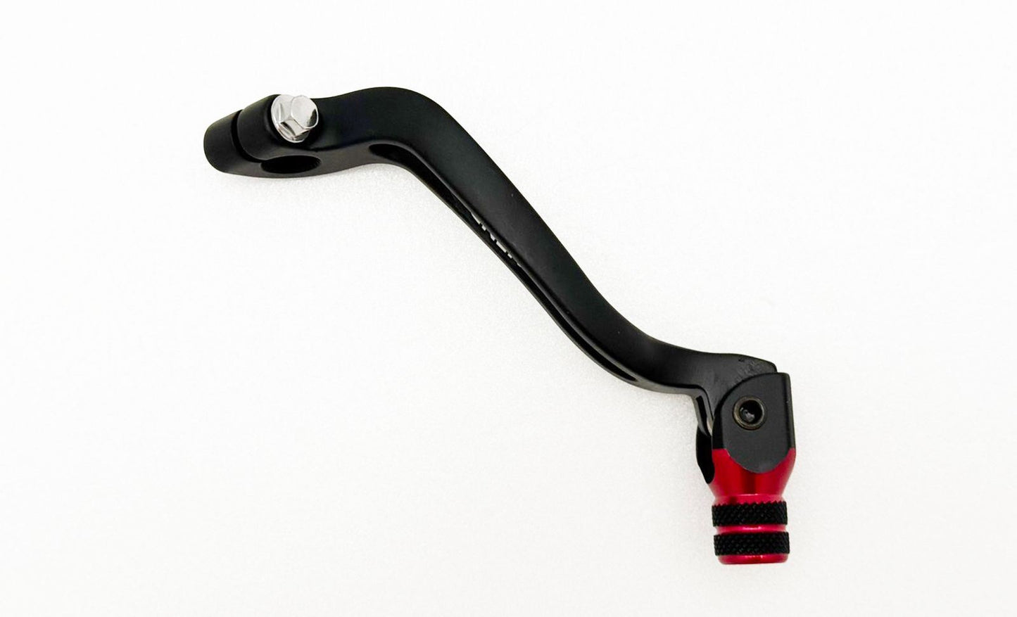 Gear Lever Alloy Black with Red Tip Beta 250 RR 21-24, 300 RR 21-22, 24, 300 Xtrainer 22-25, 300 RX 21-22