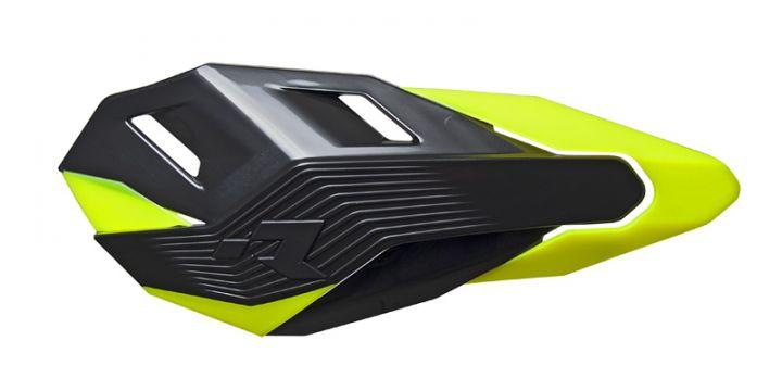 R-TECH NEON YELLOW/BLACK HP3 HANDGUARDS, HUSQVARNA/KTM FITMENT
