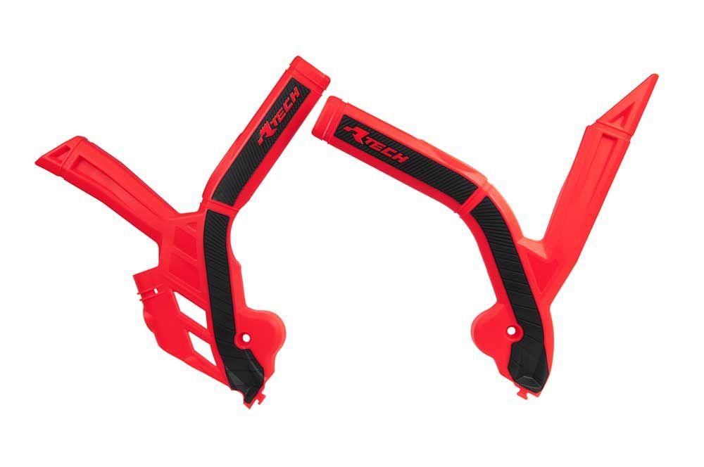 R-TECH RED/BLACK GRIPPY FRAME GUARD BETA RR 125-480 2020-2023