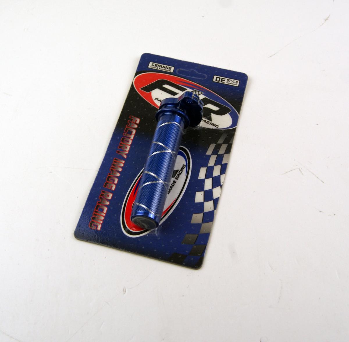 THROTTLE TUBE / BEARING YZ65 18-21, YZ125/250 83-95, ALUMINIUM CNC BILLET BLUE