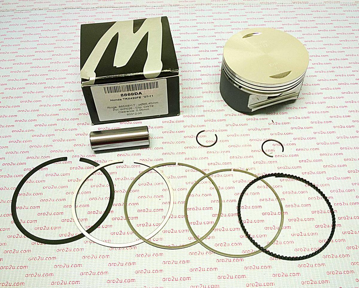 WOSSNER 88.5mm FORGED PISTON KIT HONDA TRX420 RANCHER 2007-2023