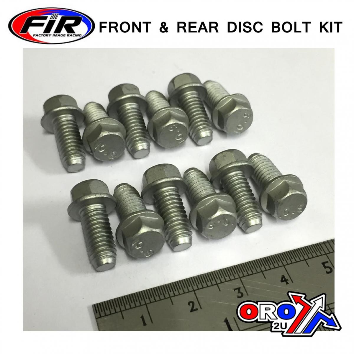 BOLT DISC KTM FRONT + REAR 12pcs, 0015060120 59009062013