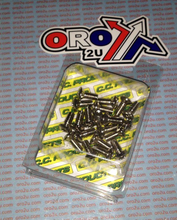 BOLT DISC TORX M6 x 13mm CSK (PK20) KAWASAKI KX80, SUZUKI RM8085, YAMAHA YZ80/85