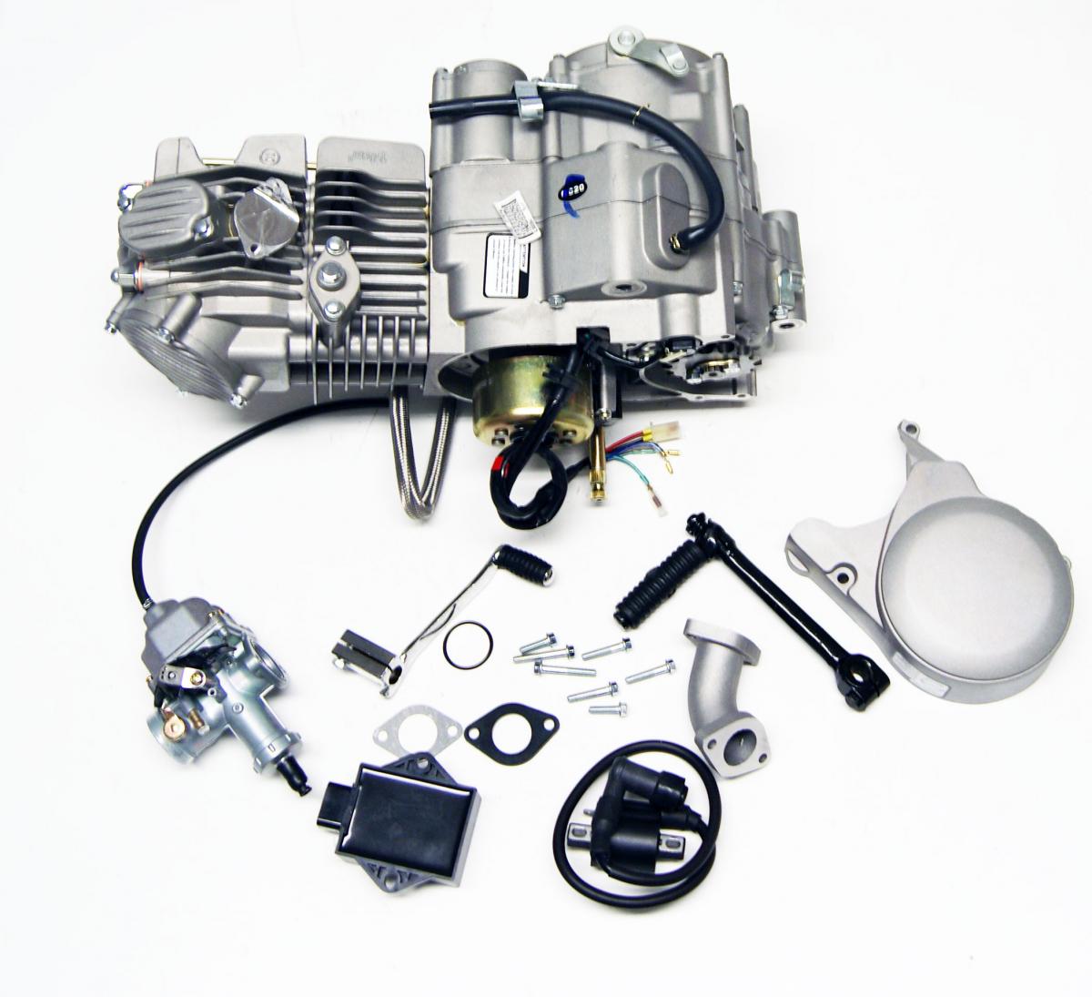 ZHONGSHEN 155cc PIT BIKE ENGINE, WITH ELECTRICS AND CARB, NO OIL COOLER OR LINES