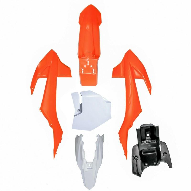 FIR ORANGE PIT BIKE PLASTIC KIT KTM 50 STYLE (DOES NOT FIT KTM)