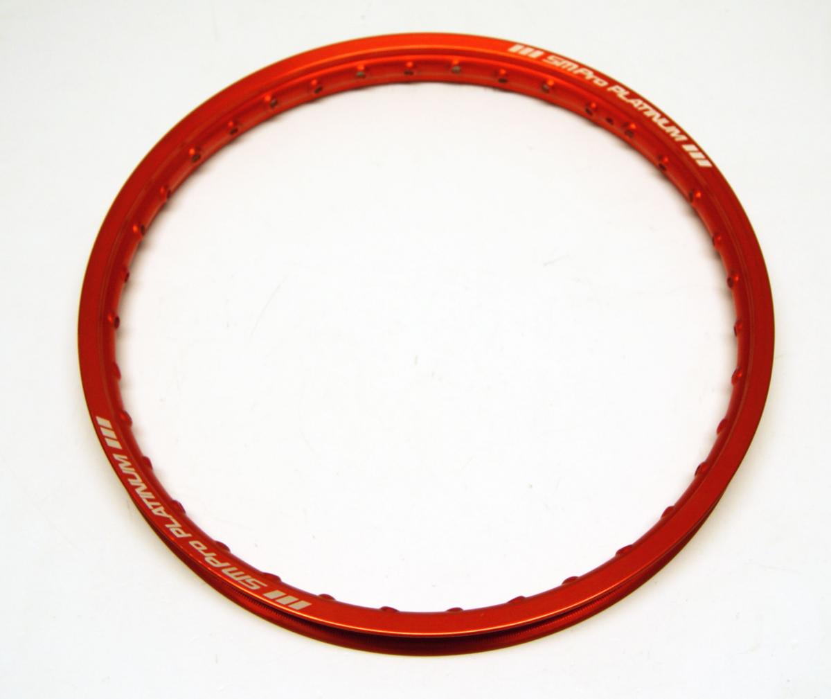 SM PRO PLATINUM RIM GLOSS ORANGE 160-21, 36 SPOKE HOLE
