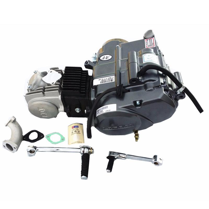 LIFAN 125 PIT BIKE ENGINE WITH KICKSTART AND GEAR LEVER, NO CARB OR ELECTRICS