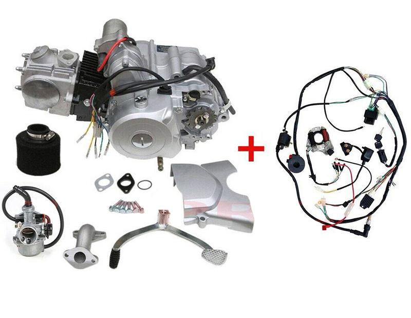 125 BIKE/QUAD ENGINE SEMI AUTO W/REVERSE, CARB & ELECTRICS INCLUDED